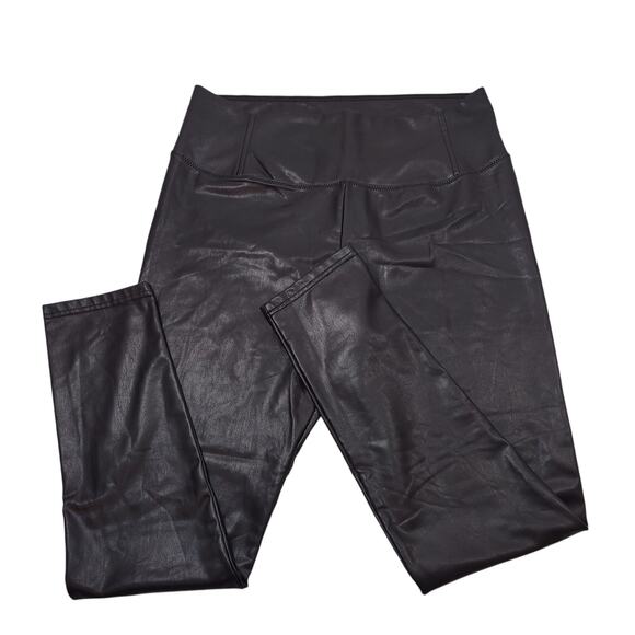 Seven for All Mankind Faux Leather Leggings, Size Large - Picture 1 of 8